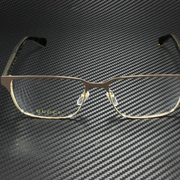 Gucci Men's Crystal Havana 58mm Glasses - Picture 2 of 4